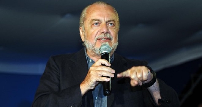 Napoli, Presentazione della squadra: Le parole di De Laurentiis