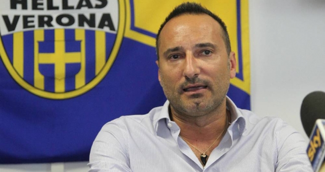 IL presidente dell'Hellas Maurizio Setti