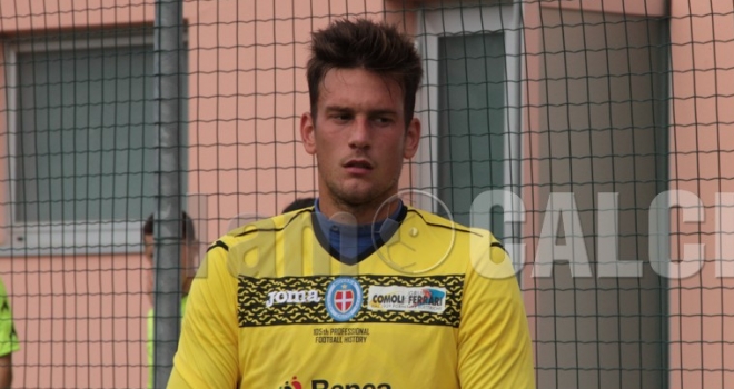 Il portiere azzurro Tozzo