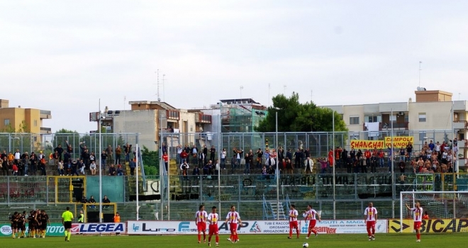Il Benevento al Comunale di Barletta