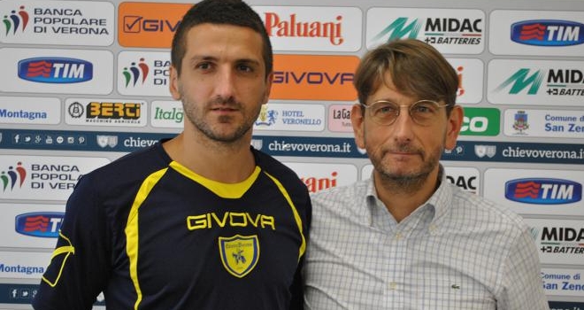 Gamberini con il presidente Campedelli