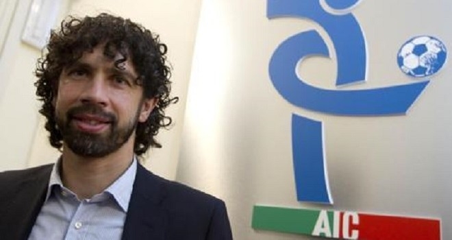 Il Presidente Aic Tommasi