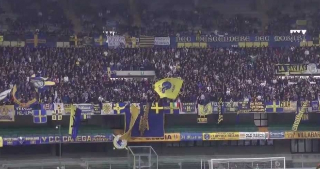 La curva sud dell'Hellas
