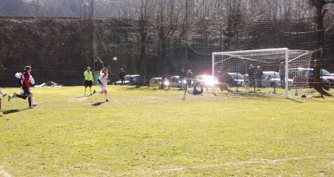 Boni realizza il rigore dell'1-0