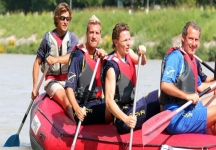 Chievo; Calcio? No, rafting!