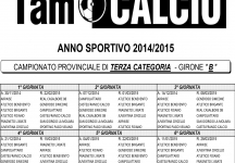 Terza Categoria, finalmente si parte! Prima giornata e Calendari