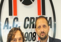 Ac Crema 1908, Federico Cantoni firma.