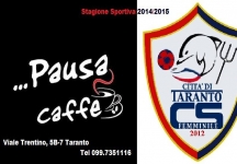 Citt&agrave; di Taranto: accordo con Pausa Caff&egrave;