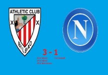 Athletic - Napoli: Tonfo azzurro, Aduriz regala la Champions ai baschi