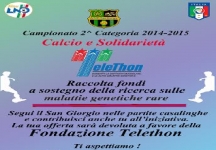 San Giorgio e Telethon insieme per l'iniziativa "Calcio e Solidariet&agrave;"