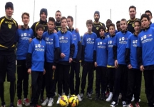 I ragazzi della TIM CUP a Veronello con i giallobl&ugrave;