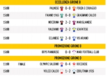 Tutti i risultati delle partite della domenica in tempo reale!!!