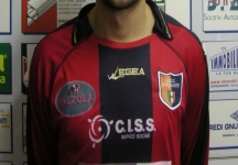 Giorgio Rotolo sulla panchina del Borgomanero