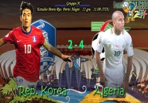 L'Algeria d&agrave; spettacolo, la Corea del Sud s'inchina