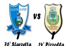 Puglia Sport Laterza 1 - Lizzano 1: Sfarzetta risponde a Pizzolla