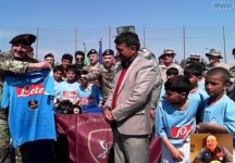Napoli a Herat, gli azzurri adottano un team di bambini in Afghanistan