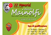 Tutto pronto per la XX&ordf; edizione del Memorial Ubaldo Mainolfi