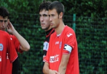 Luca Bellich vicino alla Biellese